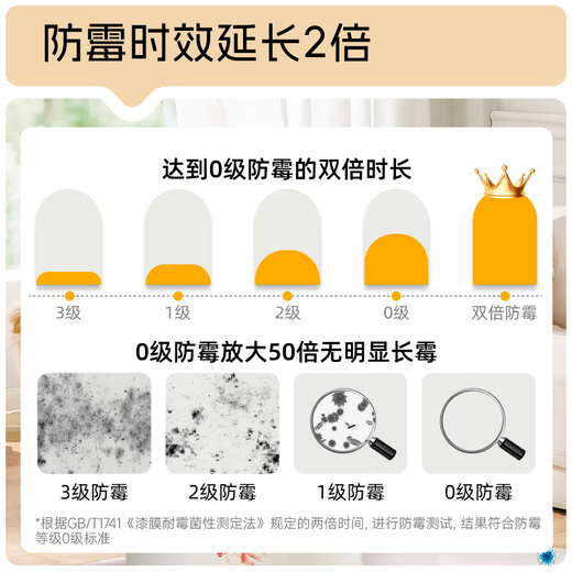 
Nippon Latex Paint Jingyaju Gold Flavor 5-in-1 Interior Wall Paint Coating Wall Paint White Paint Anti-Mold 5L/about 7kg