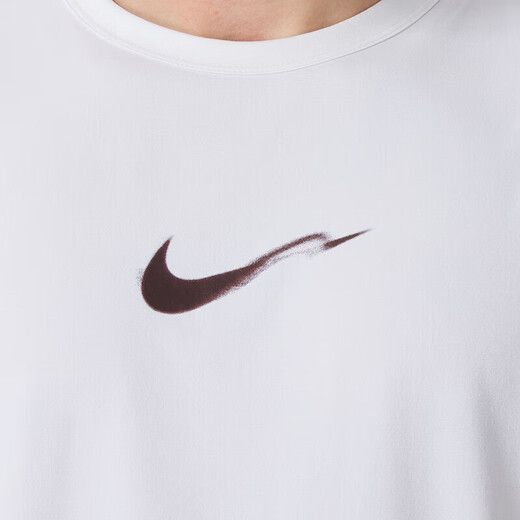 耐克（NIKE）篮球短袖速干运动装男薄款透气跑步T恤夏季新款防晒上衣 白色HV4882-100 XL