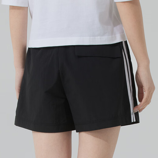阿迪达斯 （adidas）女装运动套装25夏新款休闲经典透气短袖T恤宽松五分裤短裤两件套 GL0722+JE1309 L