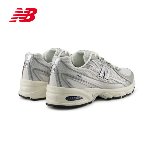 NEW BALANCE NB740官方老爹鞋25新款男鞋女鞋夏季透气复古轻便舒适运动休闲鞋 白色/银色 U740GC2 36 脚长22CM