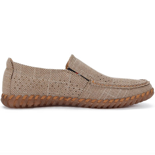 Lujie Tolevas Chaussures Old Pékin Chaussures en tissu de Pékin Légères Luzy Chaussures Summer Beef Beef Tendon Soft Soft Non-Slip Dad Shoes Couleur de chameau (style d'été) 42