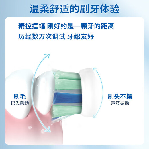 飞利浦（PHILIPS）【肖战推荐】电动牙刷钻石1系 成人情侣送男生/女友 生日父亲节礼物 3倍洁齿 轻松刷感 皓月白