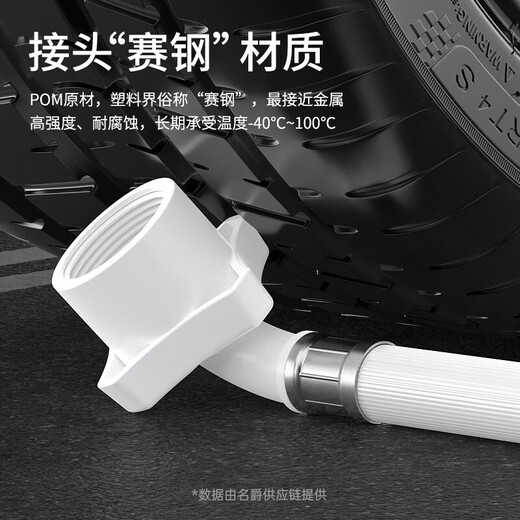 MG (MEJUE) fully automatic washing machine water inlet pipe universal thread interface 4 points extended water pipe water extension pipe 2 meters Z-0078