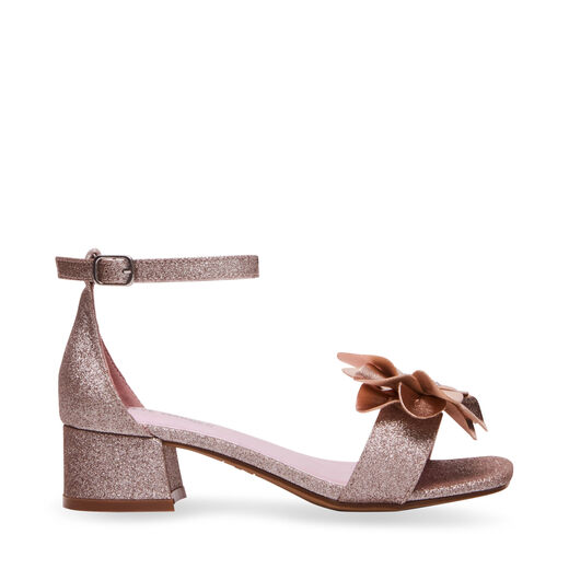 Steve Madden Girls Lessa, Rose Gold Rose Gold 1 Little Kid