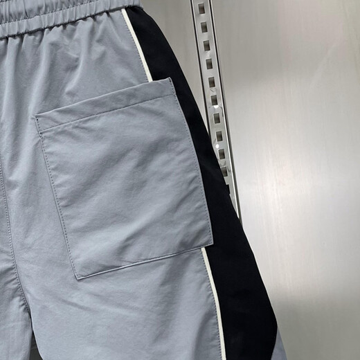 Pantalon de Feidi Sen Meng pour le pantalon à attachement fonctionnel d'été pour hommes pour garçons Pantalons masculins décontractés élastiques simples et polyvalents 679 Gray (style mince d'été) 36 (recommandé 170-185 Jin [Jin est égal à 0,5 kg])))