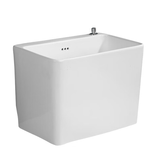 Hualeji Mop Pool Balcón Baño de cerámica Grandeo grande Piscina Fuera de piso Patio pequeño Lavado de la tela 6195 Drenaje de un solo clic