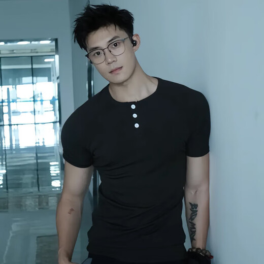 ShanSha Yitong (ShanSha Yitong) BKCXZICE New Chinese Henry Collar Short Sleeve Sportswear POLO Shirt Fitness Big Casual Top Men Waffle Henley Collar Short Sleeve - White L 170-175 high, 115-130Jin Jin equals 0.5 kg)