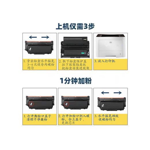 Geeignet für Huaxun Ark HC5970 Powder Box HS1381 Druckertoner -Patrone große Kapazität Tinte Patron
