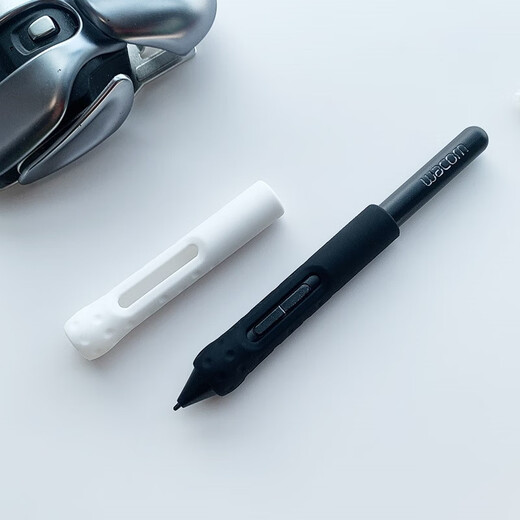 Wacom原装数位板握笔器CTL472/672/4100/6100/690手绘板压感防滑笔套 CTL4100/6100黑色笔套 0x0cm