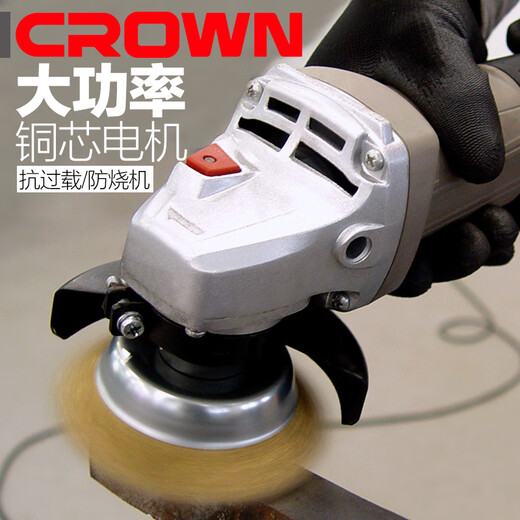Crown CT13566 Multifunción Corte de molinillo de ángulo de alta potencia, molienda y pulido CT13489-230 mm 2600W