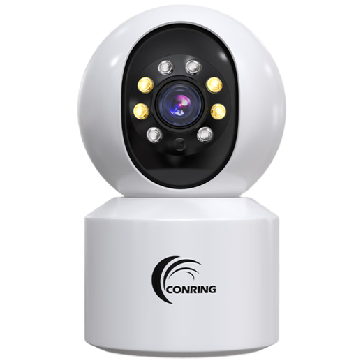 
CONRING camera HD indoor home monitor wireless wifi network with night vision panoramic voice 360 ​​degrees without dead angles Home and mobile phone remotely can automatically rotate dialogue