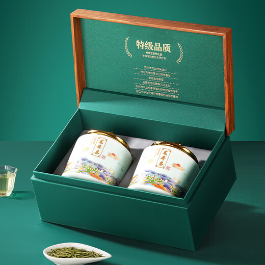 龙坞茶镇2025年新茶 茶叶绿茶龙井礼盒装明前特级送领导长辈礼品250g