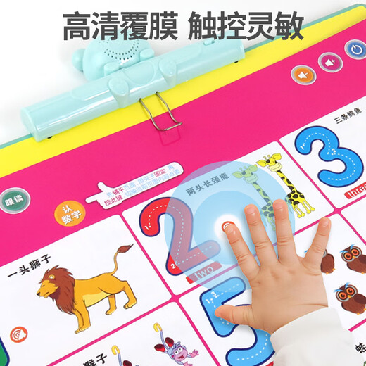 Niedliches Home Speeing Audio Early Education Poster Bild Pinyin Lernmaschinenkompeten