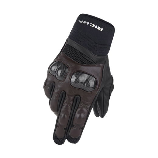 Richa Motorradfahrhandschuhe Sommer Touchscreen Herrenritter echtes Leder atmungsaktiv