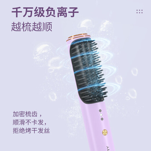 Niuli Hair Straightening Comb Upgraded Curling Iron Electric Plint Straight Plate Clamp Straightening and Curling Dual-Purpose Negative Ions Does Not Damage Hair Torsion as a Gift for Your Girlfriend Upgraded Hair Straightening Comb