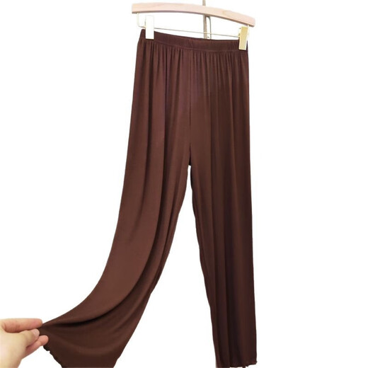 S. SOFEA Modal Cotton Damen -Pyjama Hosen Home Hosen Solid Color Casual Hosen 2025 Sommer -Single -Hosen 1105 Trocken Rose Pink 160
