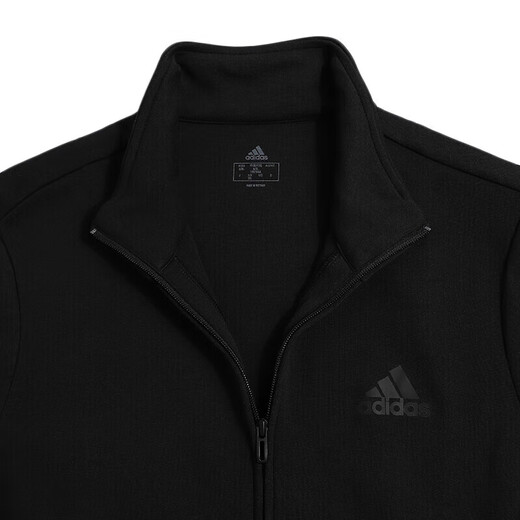 Adidas Combinaison de sport d'automne et d'hiver pour homme, entraînement de fitness, veste à col montant confortable et respirante, pantalon décontracté de course H12217+GK9226 L