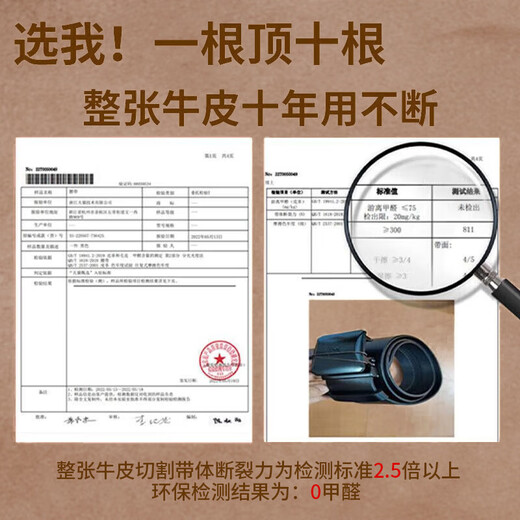 Romon Belt Men's Genuine Leather Automatic Buckle Belt Pure Cowhide Business Casual Pants Belt Birthday Gift for Boyfriend and Husband