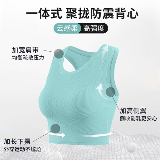 Shercehman sports underwear women's beautiful back waist yoga suit vest integrated running shock-proof wear fitness bra bra summer