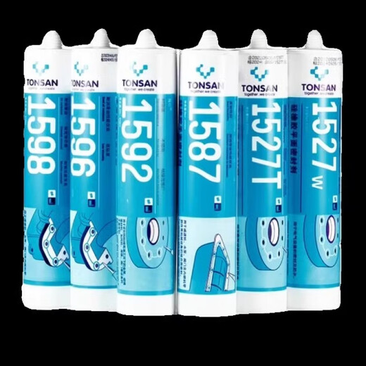 Kesaixin 1587 Sealant 1596 1598 1592 Silicone rubber flat sealant oil resistant and high temperature resistant 1527T_310ML transparent