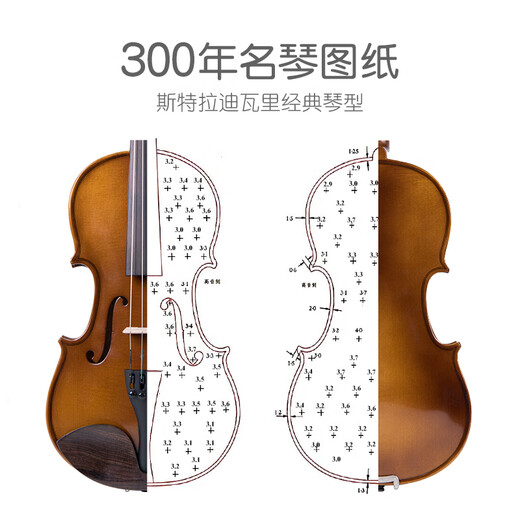 莱斯曼德（ANGELVIOLIN）专业考级演奏小提琴儿童初学成人考级西洋乐器 L008A 1/4