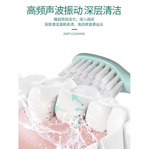 Adaptado a la cabeza de cepillo de dientes eléctrico haiM HTM1-5155 CARE ORIGINAL CAILLO Soft Reemplazo de reemplazo Sensible Cleaning Blue 8 DuPont original (más duro y duradero