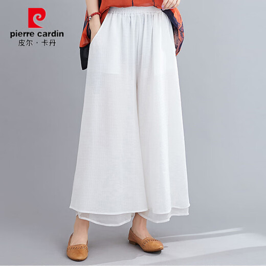 Pier Cardin Camiseta de gran tamaño para mujeres 200 Jin [Jin equivale a 0.5 kg] camisa de gasa de mamá Summer de manga corta Summer de nueve puntos de pierna ancha Traje de moda suelta para mujeres 9716 Tamaño rojo naranja Tamaño promedio pequeño [recomendado 100-135 Jin [Jin equivale a 0.5 kg]]]