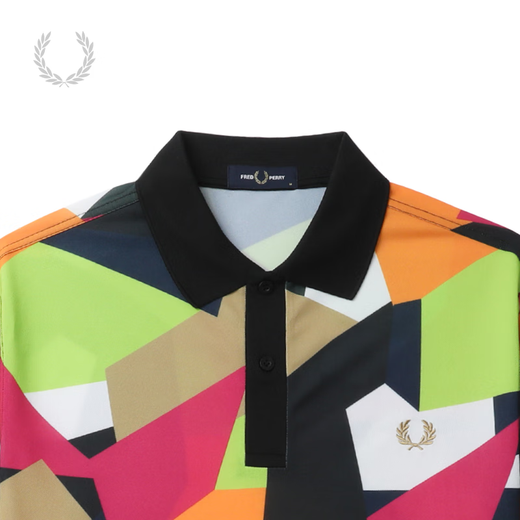 Fred Perry男士休闲POLO衫2025夏季翻领宽松麦穗刺绣短袖潮M9856 MLX/网球蓝 XS