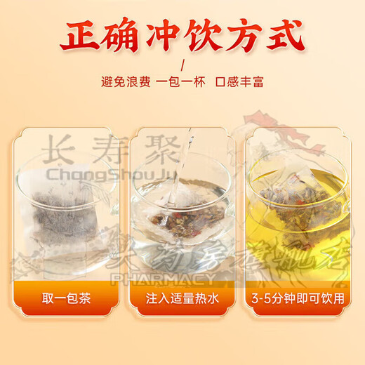 Beijing Tongrentang corn silk, mulberry leaf, bitter melon tea to lower blood pressure and blood sugar, non-qingqianliu tea 3 boxes