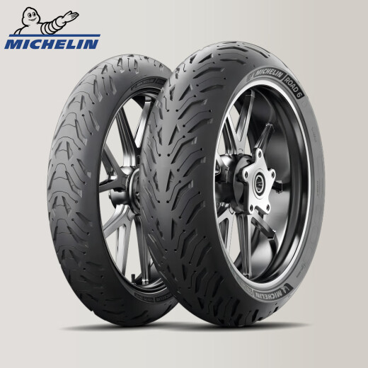 米其林Road6 全天候防滑半热熔摩托车轮胎 150/180/190/55 zr17 Road6：14070zr17
