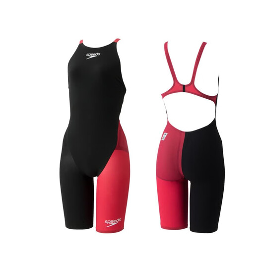 Speedo Women's Sports Badeanzug WA zertifiziertes Modell Rückenloses Knie Badeanzug SCW12101F mit Fina Mark K XXS (3S)