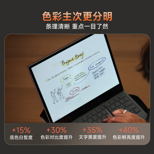 BOOX Aragonite T13C electronic paper book, 13.3-inch thin and light color ink office notebook, smart novel e-book reader, color ink screen handwriting notebook, tablet notebook, standard package, free magnetic leather case gift package