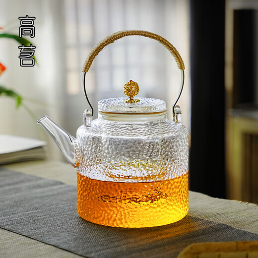 Gaoming 2025 new glass teapot household large-capacity lifting kettle high temperature resistant kettle electric ceramic stove special teapot Xianghe lifting kettle 1500ml