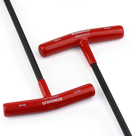 Bondhus American Borton T-Handle Hexagon Key T-Type-Sechskantschlüssel 2 2,5 3 4 5 6 8 10 mm 10 mm Gesamtlänge 152mm15276