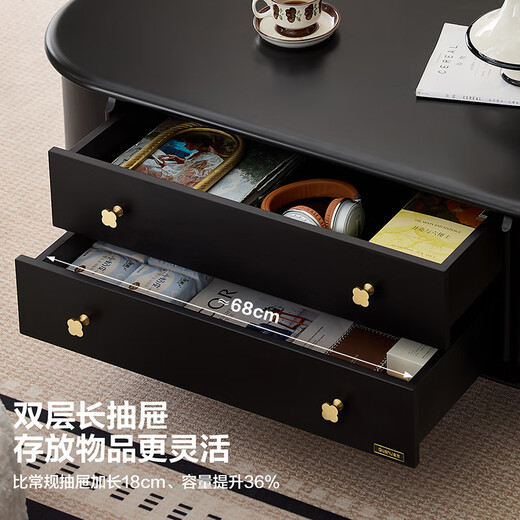 Quanyou Home American retro TV cabinet combination living room new high-end atmospheric storage household cabinet