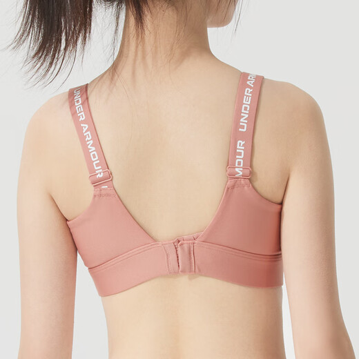 安德玛（Under Armour）官方内衣女 夏季新款运动内衣跑步健身瑜伽训练舒适透气文胸女装 1384112-696 /玫瑰红 XS A-C