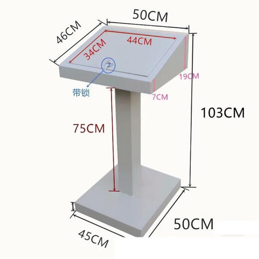 Column touch screen box slope operating table custom electric box PLC control cabinet electrical control box factory operation box column type