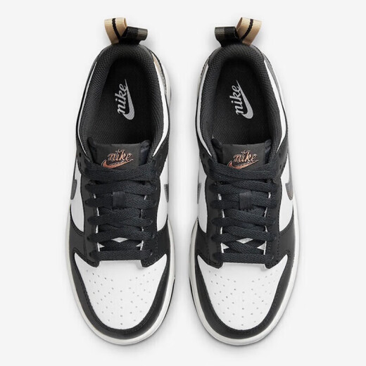 Nike-Basketballschuhe Frauenschuhe Airjordanaj1 Board Schuhe Frühling niedrig atmungsaktives lässige leichte Sportschuhe Trendy DH9764-001 Schwarz-Weiß-Little Panda 36