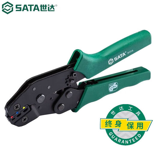 SATA 91114 precision insulated terminal crimping pliers