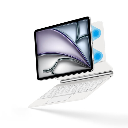 Клавиатура Magic Control Jiuyu Magic подходит для двойного подключения к контакту iPad Air M3.