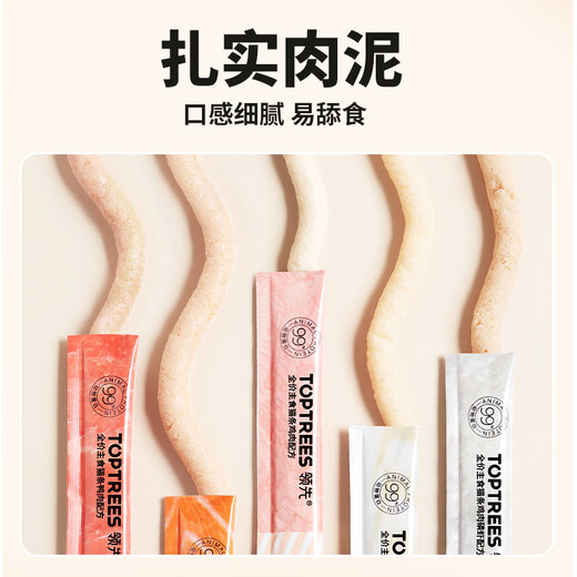 Toptrees Wet Food Cat Hydration 5 Pack, Mixed Flavors, 5 Pack