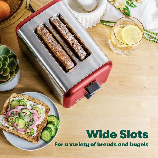 BELLA household toaster, stainless steel toaster, small kitchen appliances