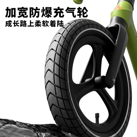 凤凰（Phoenix）儿童平衡车无脚踏2-3-6-8岁宝宝滑步玩具童车12寸绿生日节日礼物