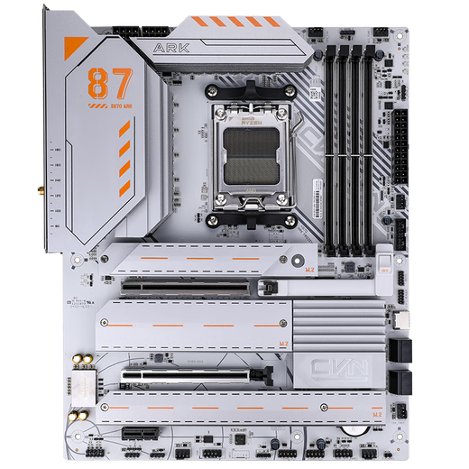 Buntes Motherboard CPU Set CVN X870 Arche Frozen V14 Ark + AMD Ryzen 9 9900X CPU Motherboard + CPU -Set