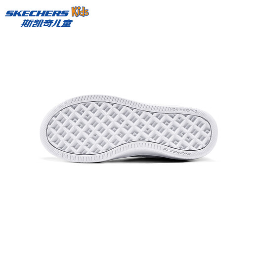 Skechers new girls' shoes, fashionable casual sneakers, Velcro, trendy colors, light and breathable, white/multi-color/WMLT 28.5