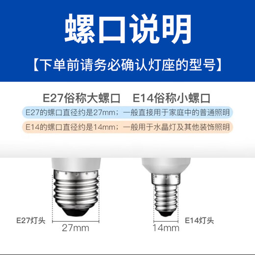 Philips (PHILIPS) led energy-saving light bulb ultra-bright lighting factory high-power bulb e27 screw bulb 40w-white light 6500K 1 pack