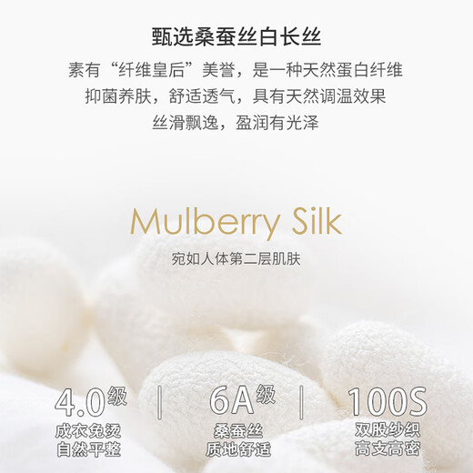 杉杉【桑蚕丝DP免烫】衬衫男长袖商务高端100支衬衣 蓝色千鸟格 41