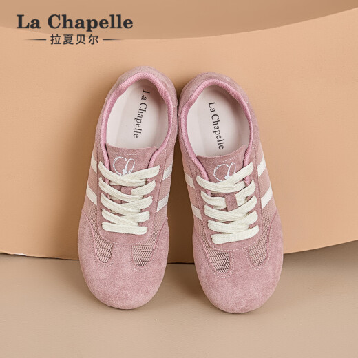 LA CHAPELLE SAPOS DE MUJERES 25 AÑOS Nuevos zapatos para mujeres Mesh Saquetas transpirables zapatos Versátiles Versátiles de entrenamiento Shoes sin pies malolientes zapatos de mujer livianos Pink xxe6628-2 38