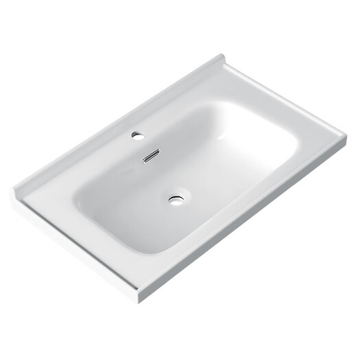 Semi-eingebettetes Taichung-Becken Einzugswaschbecken Arbeitsplatte integrierter Keramikschrank Becken Waschbecken Waschbecken 47 breite Zhijie-Glasur 12147 Wasser senden