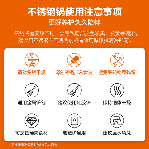 SUPOR pressure cooker blue eye 304 stainless steel pressure cooker 24cm pressure cooker multi-bottom universal YW24S1